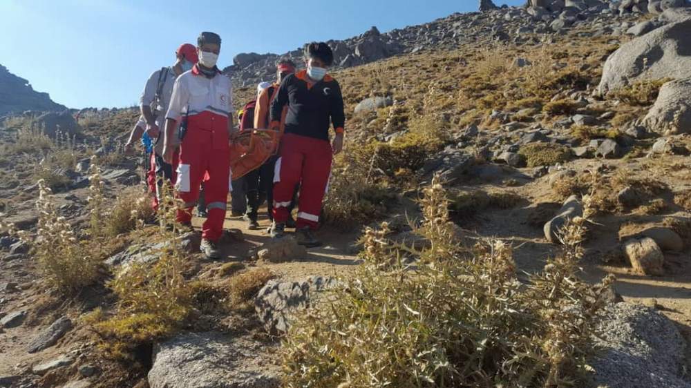 نجات مصدوم ترومایی در ارتفاعات الوند